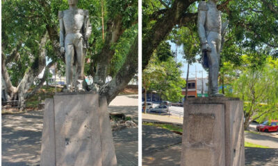 Divulgação Sorocaba contabiliza atualmente 63 monumentos públicos depredados. Diante da situação, a Prefeitura de Soroca