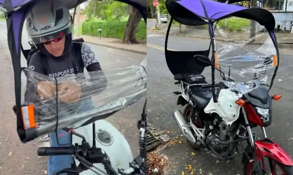 onde o jovem passa, despertando curiosidade e arrancando comentários bem-humorad